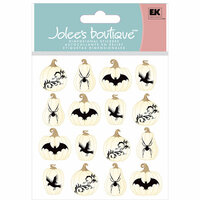 EK Success - Jolee's Boutique - Halloween Collection - 3 Dimensional Stickers - White Pumpkin Repeats