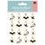 EK Success - Jolee&#039;s Boutique - Halloween Collection - 3 Dimensional Stickers - White Pumpkin Repeats