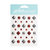 EK Success - Jolee&#039;s Boutique - 3 Dimensional Stickers - Red and Silver Studs