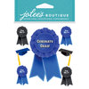 EK Success - Jolee's Boutique - Core Refresh Collection - 3 Dimensional Stickers - Graduation Caps and Ribbons