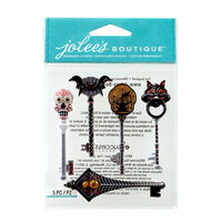 EK Success - Jolee's Boutique - Halloween 2013 Collection - 3D Stickers with Gem Accents - Spooky Keys