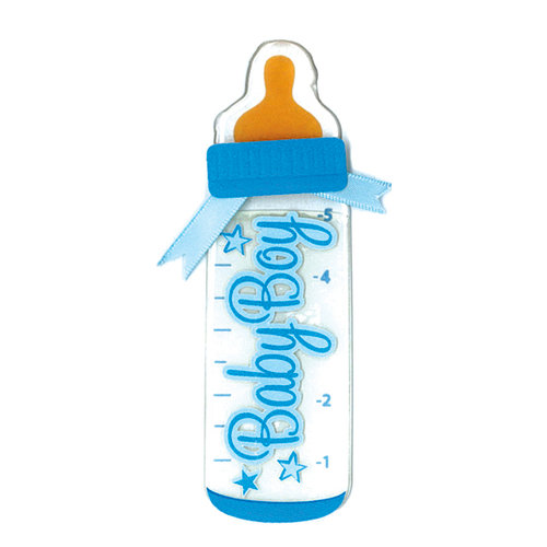 EK Success - Jolee's by You - Dimensional Stickers - Baby Bottle - Boy