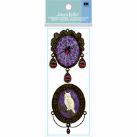 EK Success - Jolee's Boutique - Halloween Collection - 3 Dimensional Stickers with Gem Accents - Owl and Spider Pendants