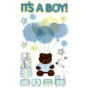 EK Success - Jolee's Boutique - 3 Dimensional Stickers with Epoxy and Glitter Accents - It's a Boy