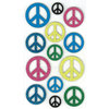 EK Success - Jolee's Boutique - 3 Dimensional Glitter Stickers - Peace Signs