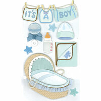 EK Success - Jolee's Boutique - 3 Dimensional Stickers - Baby Boy, CLEARANCE