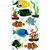 EK Success - Jolee&#039;s Boutique - 3 Dimensional Stickers with Epoxy and Glitter Accents - Tropical Fish Large