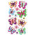 EK Success - Jolee&#039;s Boutique - 3 Dimensional Stickers with Glitter Accents - Paisley Butterfly Repeats