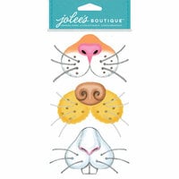EK Success - Jolee's Boutique - Dress Ups Collection - 3 Dimensional Stickers - Animal Noses