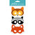 EK Success - Jolee&#039;s Boutique - Dress Ups Collection - 3 Dimensional Stickers - Furry Masks
