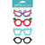 EK Success - Jolee&#039;s Boutique - Dress Ups Collection - 3 Dimensional Stickers with Foil and Gem Accents - Glasses