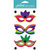 EK Success - Jolee&#039;s Boutique - Dress Ups Collection - 3 Dimensional Stickers - Mardi Gras Masks