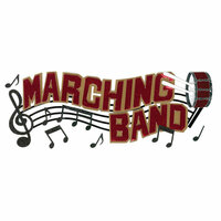 EK Success - Jolee's Boutique - 3 Dimensional Stickers with Foil and Glitter Accents - Marching Band