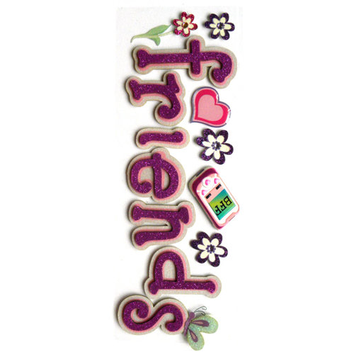 EK Success - Jolee's Boutique - 3 Dimensional Stickers with Gem and Glitter Accents - Friends