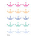EK Success - Disney Collection - Bling - 3 Dimensional Stickers - Princess Crown Gems