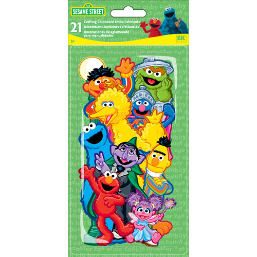 EK Success - Sesame Street Collection - Chipboard Pieces - Sesame Street
