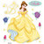 EK Success - Disney Collection - 3 Dimensional Stickers with Epoxy Foil and Gem Accents - Belle