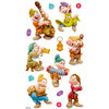 EK Success - Disney Collection - 3 Dimensional Stickers with Foil Gem and Varnish Accents - Seven Dwarfs