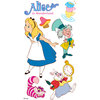 EK Success - Disney Collection - 3 Dimensional Stickers with Epoxy and Foil Accents - Alice in Wonderland