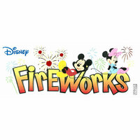 EK Success - Disney Collection - 3 Dimensional Title Stickers with Epoxy and Foil Accents - Fireworks