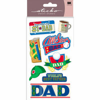 EK Success - Sticko Classic Collection - Stickers - I Love You Dad