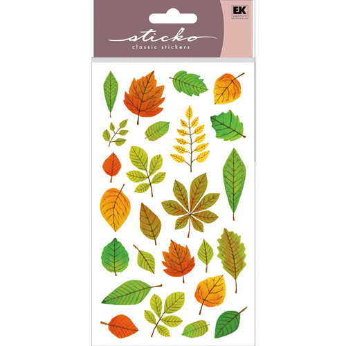 EK Success - Sticko Classic 58 Stickers - Elegant Fall Leaves