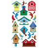 EK Success - Sticko Classic Collection - Stickers - Birds and Bird Houses, CLEARANCE
