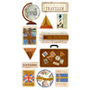 EK Success - Sticko Classic Collection - Stickers - World Class Traveler, CLEARANCE