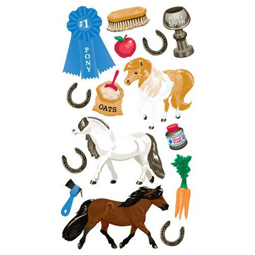EK Success - Sticko Classic Collection - Stickers - Pony Show