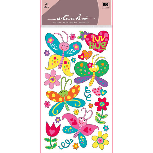 EK Success - Sticko Classic Collection - Stickers - Love Bug