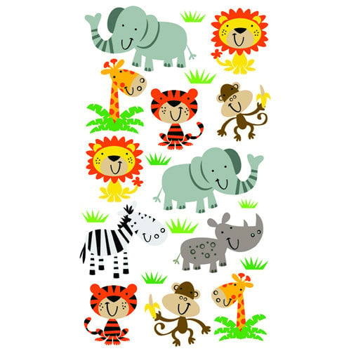 EK Success - Sticko Classic 58 Stickers - Zoo Cuties