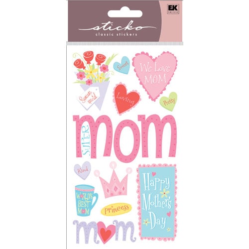 EK Success - Sticko Classic Collection - Stickers - Happy Mother's Day