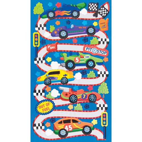 EK Success - Sticko Classic Stickers - Race Car Rama