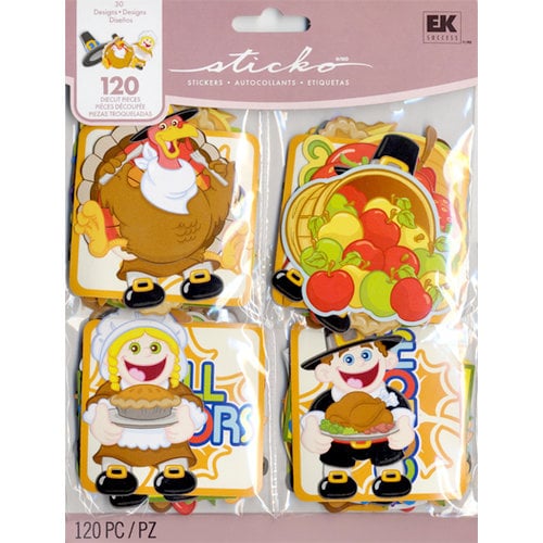 EK Success - Sticko Seasonal Stickers - Extra Large - Fall Thanksgiving
