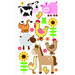 EK Success - Sticko Sparkler Stickers - Farm Animals