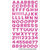 EK Success - Sticko Alphas Stickers - Metallic - Funhouse - Pink