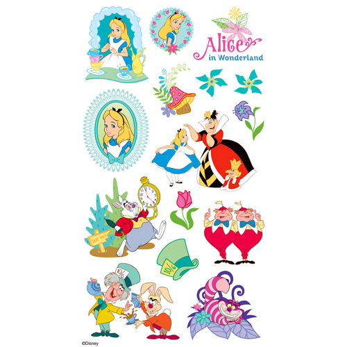 EK Success - Disney Collection - Classic Stickers - Alice in Wonderland