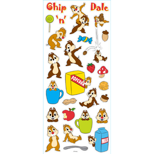 EK Success - Disney Collection - Large Classic Stickers - Chip and Dale