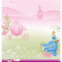 EK Success - Disney Collection - Princess - 12 x 12 Paper with Glitter Accents - Cinderella
