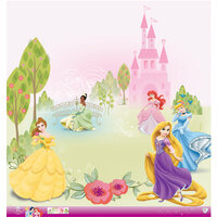 EK Success - Disney Collection - Princess - 12 x 12 Paper with Glitter Accents - Multi Princess