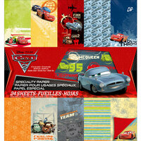 EK Success - Disney Collection - Cars 2 - 12 x 12 Specialty Paper Pad