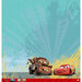 EK Success - Disney Collection - Cars 2 - 12 x 12 Paper - Mater and Lightning McQueen
