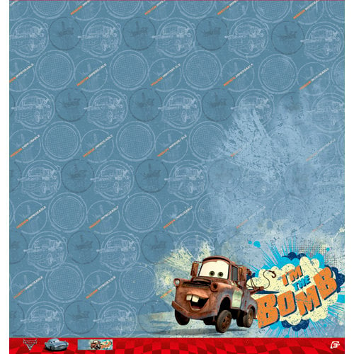 EK Success - Disney Collection - Cars 2 - 12 x 12 Paper - Mater