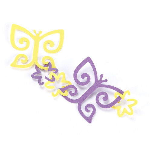 EK Success - Paper Shapers - Slim Profile - Garland Punch - Butterfly and Flower