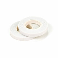 EK Success - Permanent Mounting Tape - White - 1/4 Inch - 2 Pack