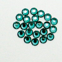 EK Success - Jolee's Jewels - Crystallized Swarovski Elements Collection - Flat Back Hotfix Jewels - 5 mm - Blue Zircon