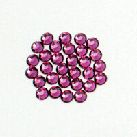 EK Success - Jolee's Jewels - Crystallized Swarovski Elements Collection - Flat Back Hotfix Jewels - 4 mm - Fuchsia