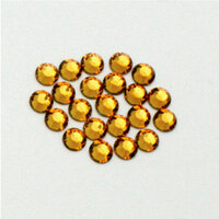 EK Success - Jolee's Jewels - Crystallized Swarovski Elements Collection - Flat Back Hotfix Jewels - 5 mm - Topaz