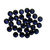 EK Success - Jolee&#039;s Jewels - Crystallized Swarovski Elements Collection - Flat Back Hotfix Jewels - 4 mm - Dark Indigo