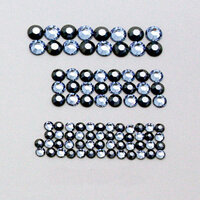 EK Success - Jolee's Jewels - Crystallized Swarovski Elements Collection - Flat Back Hotfix Jewels - Value Pack - Light Sapphire and Light Sapphire Satin Combo